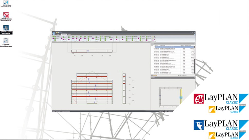 Software para andamios LayPLAN