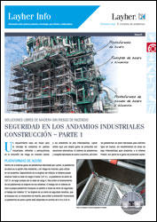 Layher Info 093 - Seguridad en los andamios industriales