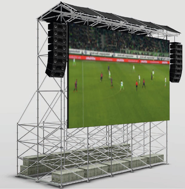 Videowall Layher 